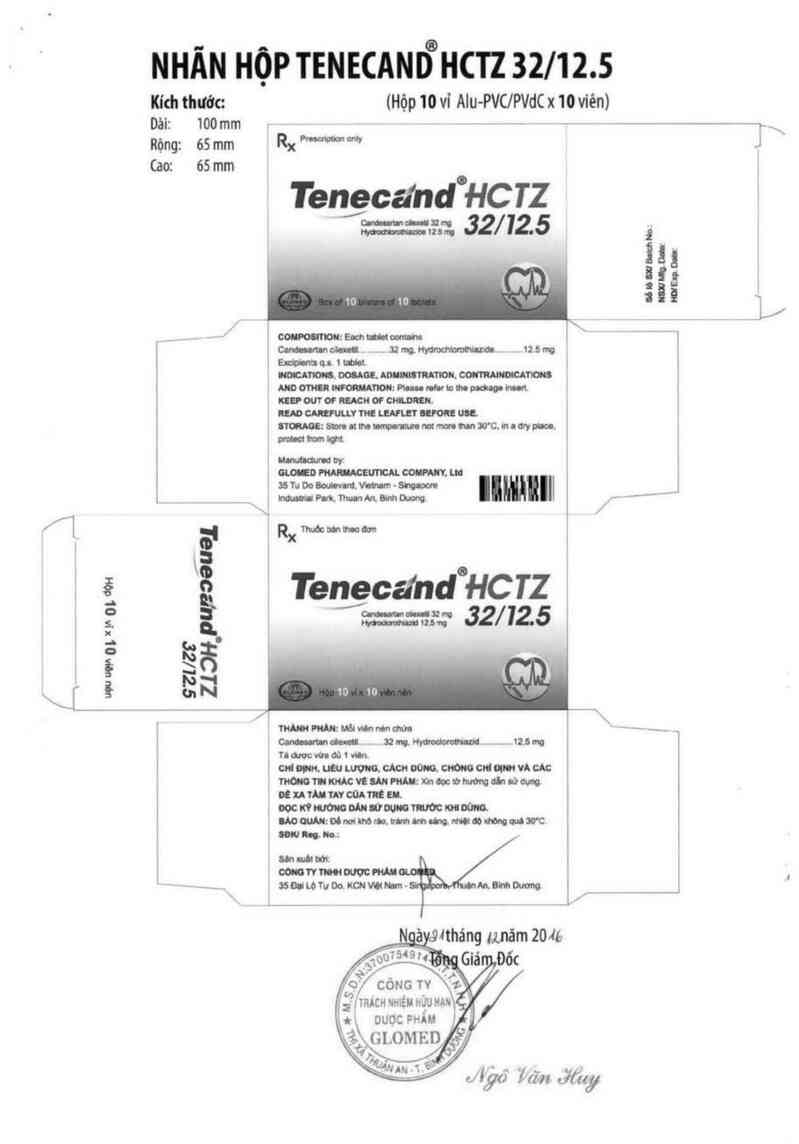 thông tin, cách dùng, giá thuốc Tenecand HCTZ 32/12.5 - ảnh 7