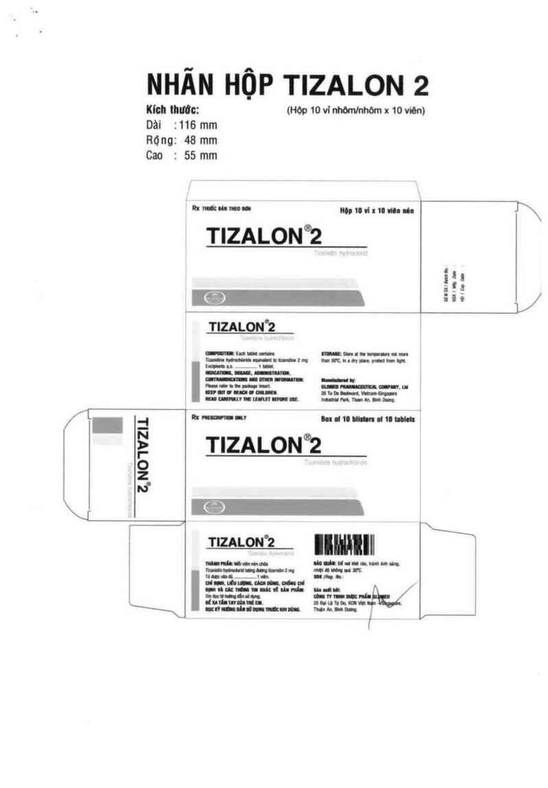 thông tin, cách dùng, giá thuốc Tizalon 2 - ảnh 4