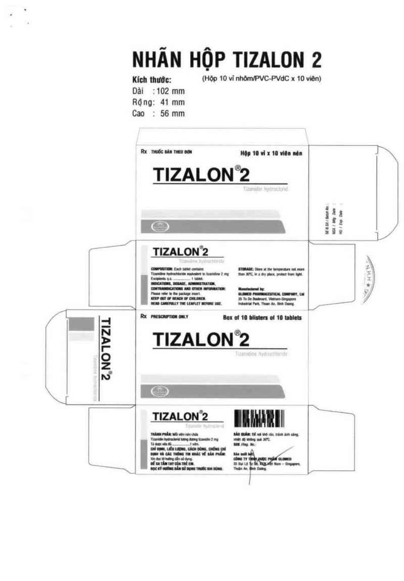 thông tin, cách dùng, giá thuốc Tizalon 2 - ảnh 9