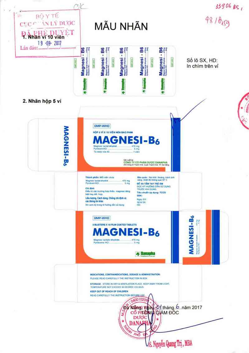 thông tin, cách dùng, giá thuốc Magnesi - B6 - ảnh 0