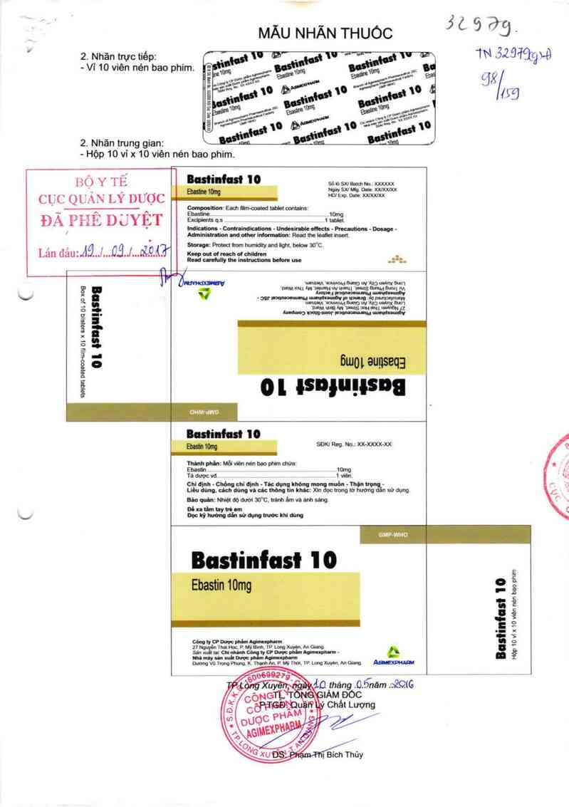 thông tin, cách dùng, giá thuốc Bastinfast 10 - ảnh 0