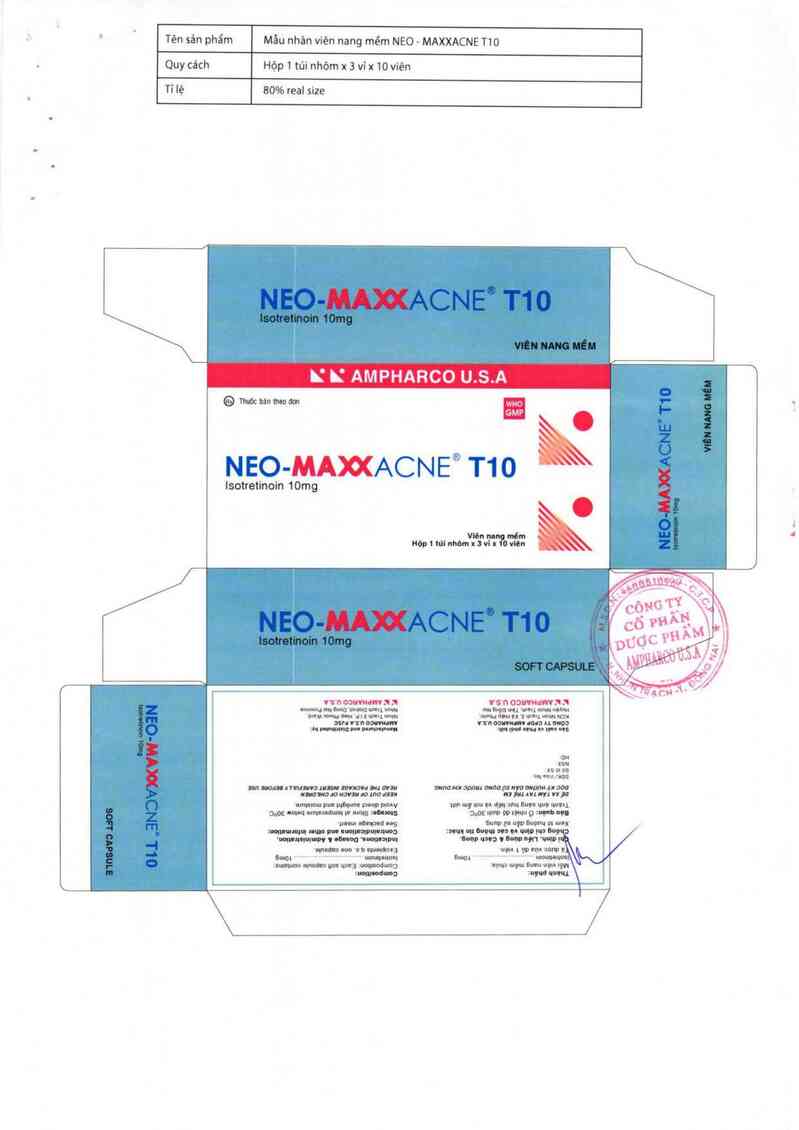 thông tin, cách dùng, giá thuốc Neo-Maxxacne T 10 - ảnh 2