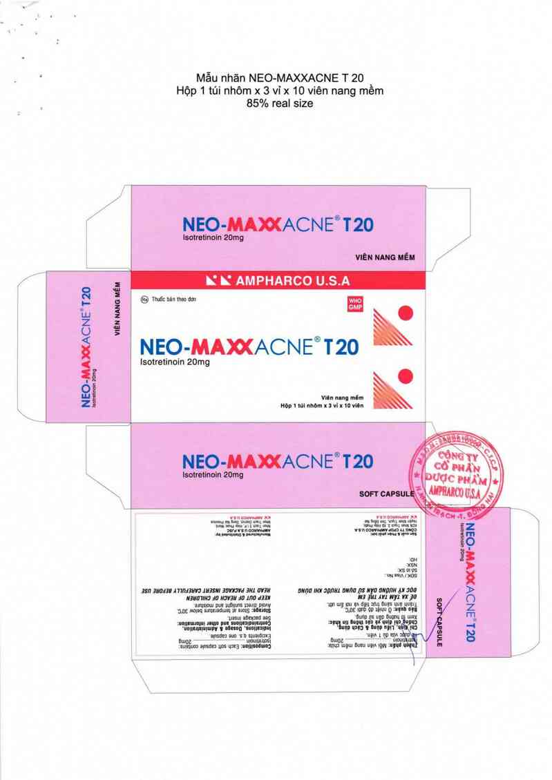 thông tin, cách dùng, giá thuốc Neo-Maxxacne T 20 - ảnh 2