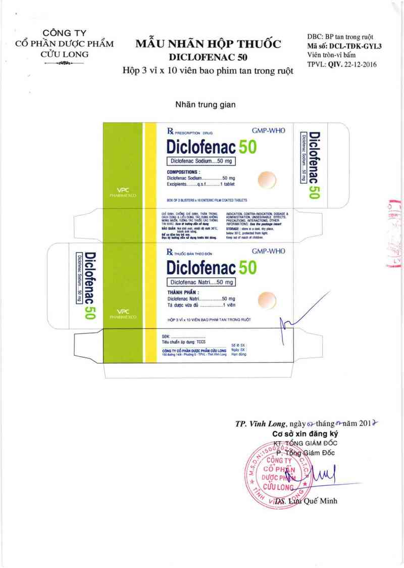 thông tin, cách dùng, giá thuốc Diclofenac 50 - ảnh 2