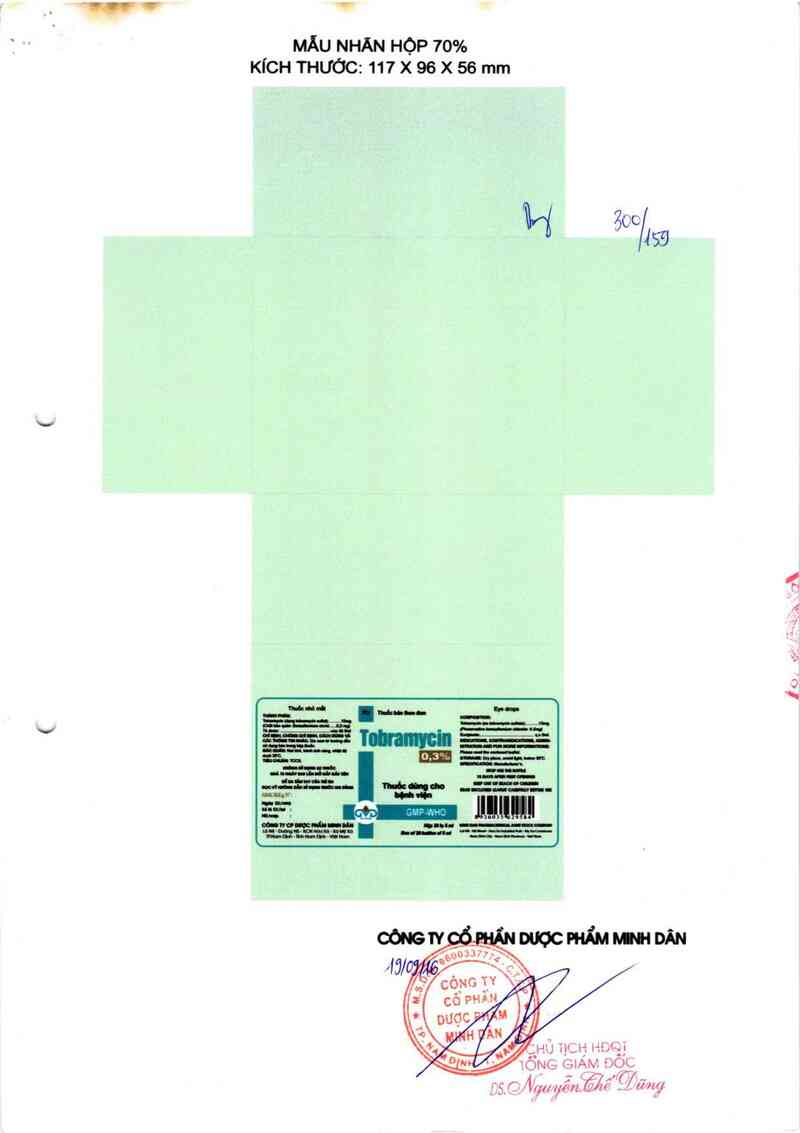 thông tin, cách dùng, giá thuốc Tobramycin 0,3% - ảnh 1