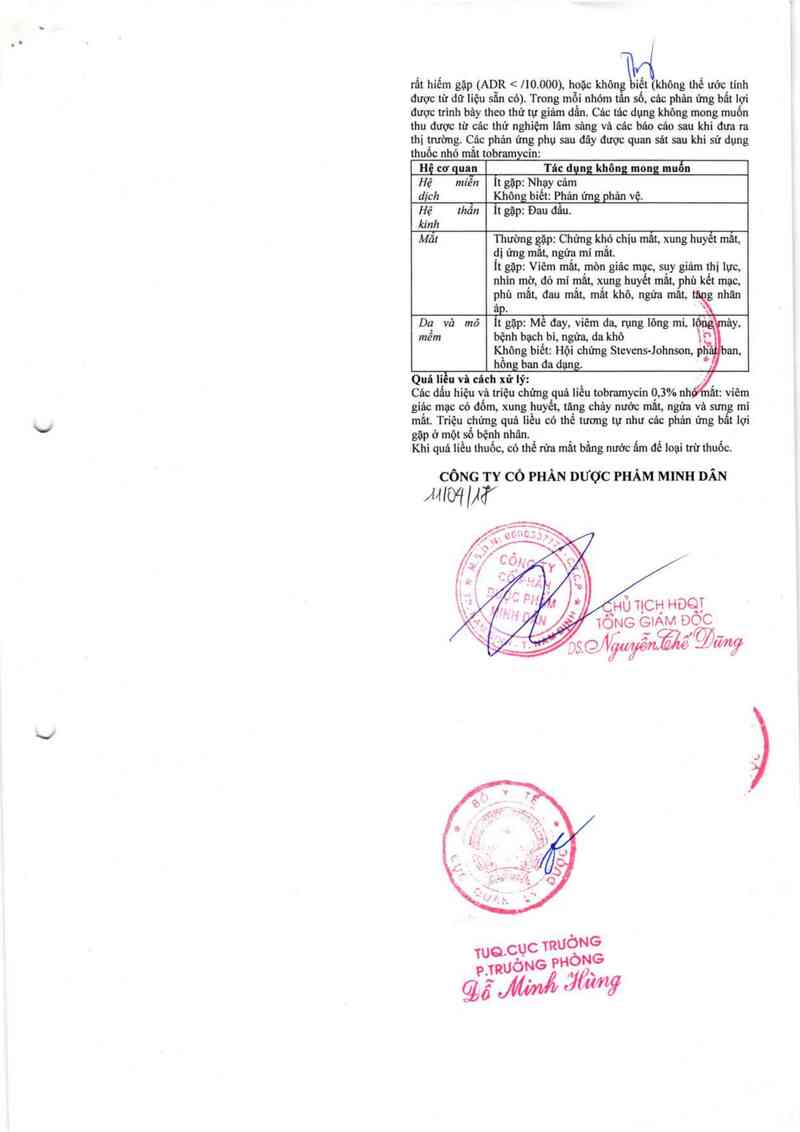 thông tin, cách dùng, giá thuốc Tobramycin 0,3% - ảnh 6