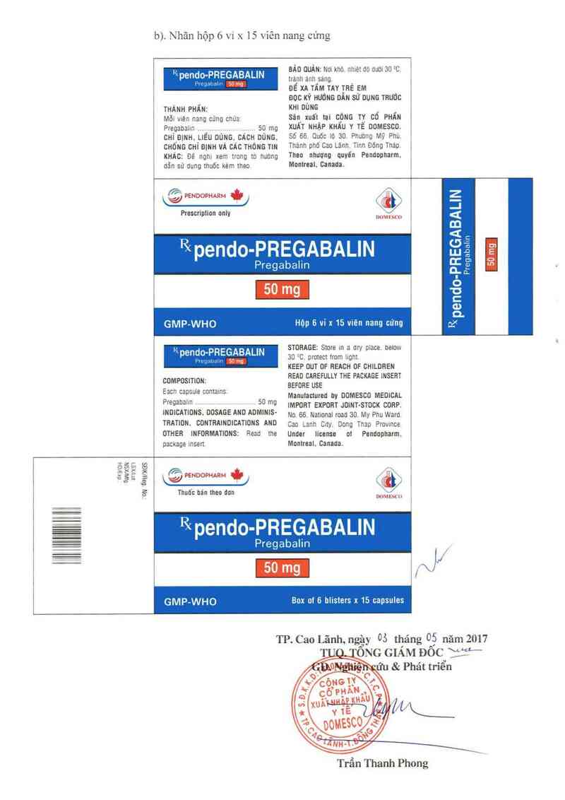 thông tin, cách dùng, giá thuốc pendo-Pregabalin 50 mg - ảnh 2