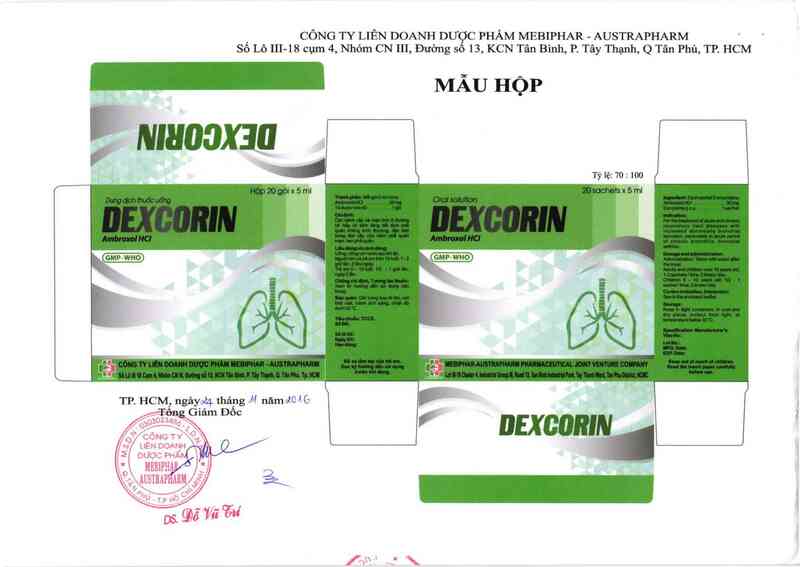 thông tin, cách dùng, giá thuốc Dexcorin - ảnh 1