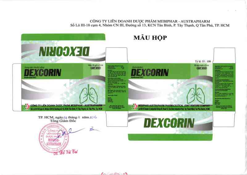 thông tin, cách dùng, giá thuốc Dexcorin - ảnh 2