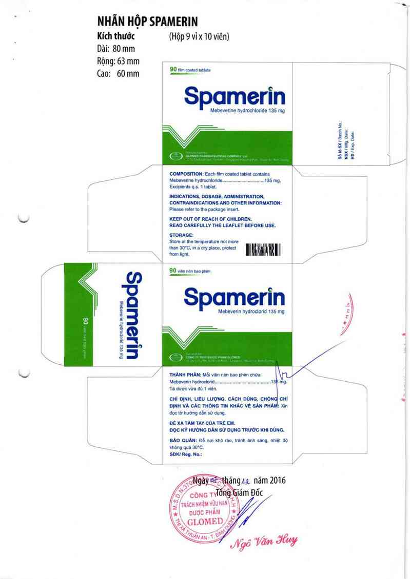 thông tin, cách dùng, giá thuốc Spamerin - ảnh 8