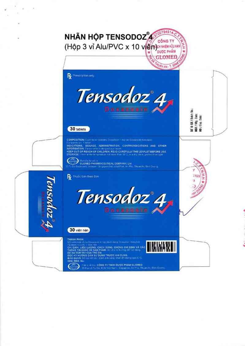 thông tin, cách dùng, giá thuốc Tensodoz 4 - ảnh 2