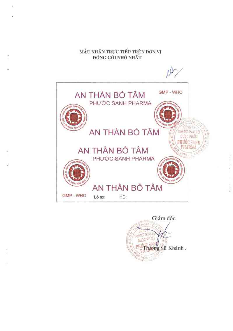 thông tin, cách dùng, giá thuốc An thần bổ tâm - ảnh 5