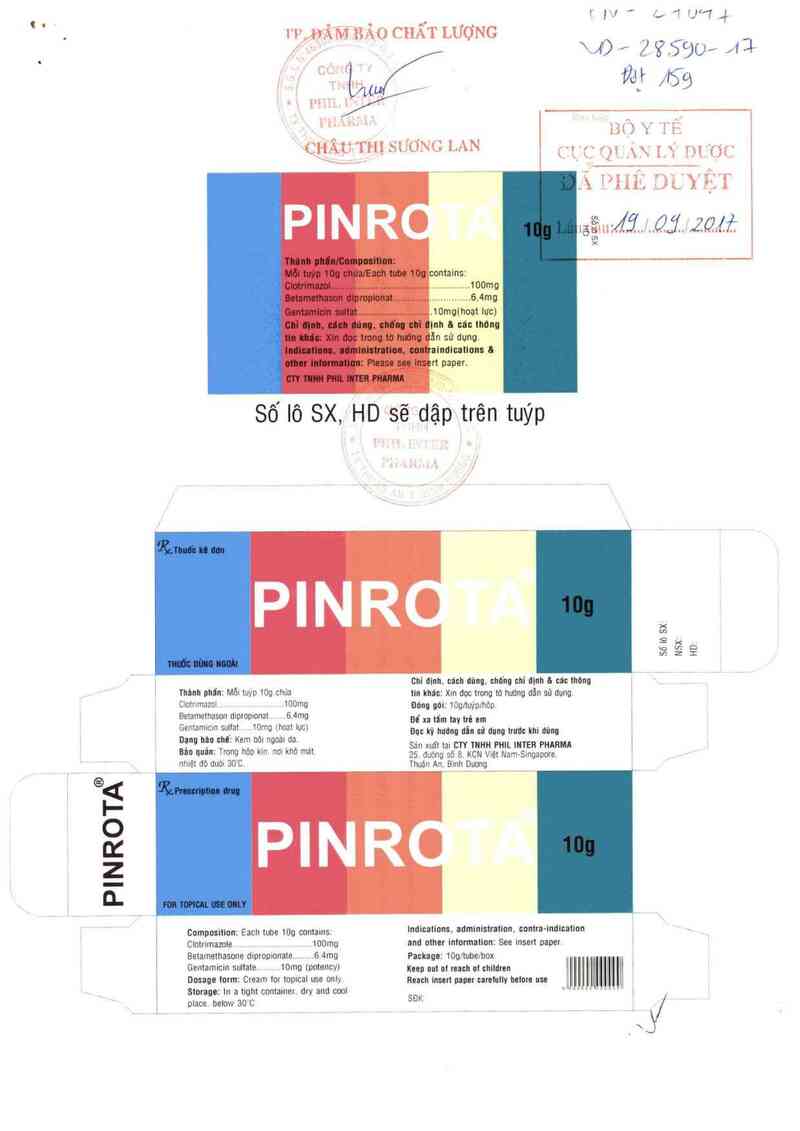 thông tin, cách dùng, giá thuốc Pinrota - ảnh 0