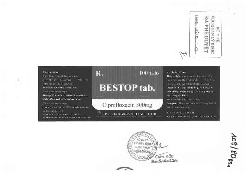 thông tin, cách dùng, giá thuốc Bestop tablet - ảnh 0