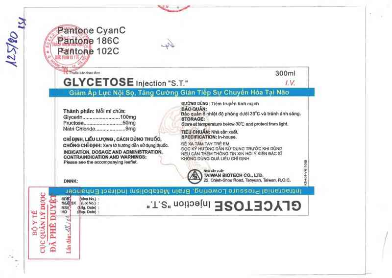 thông tin, cách dùng, giá thuốc Glycetose Injection ~S.T.~ - ảnh 0