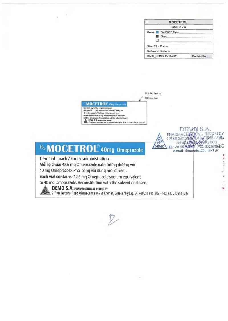 thông tin, cách dùng, giá thuốc Mocetrol - ảnh 1