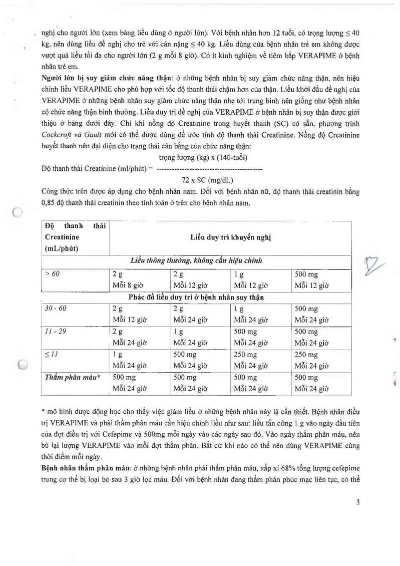 thông tin, cách dùng, giá thuốc Verapime - ảnh 6