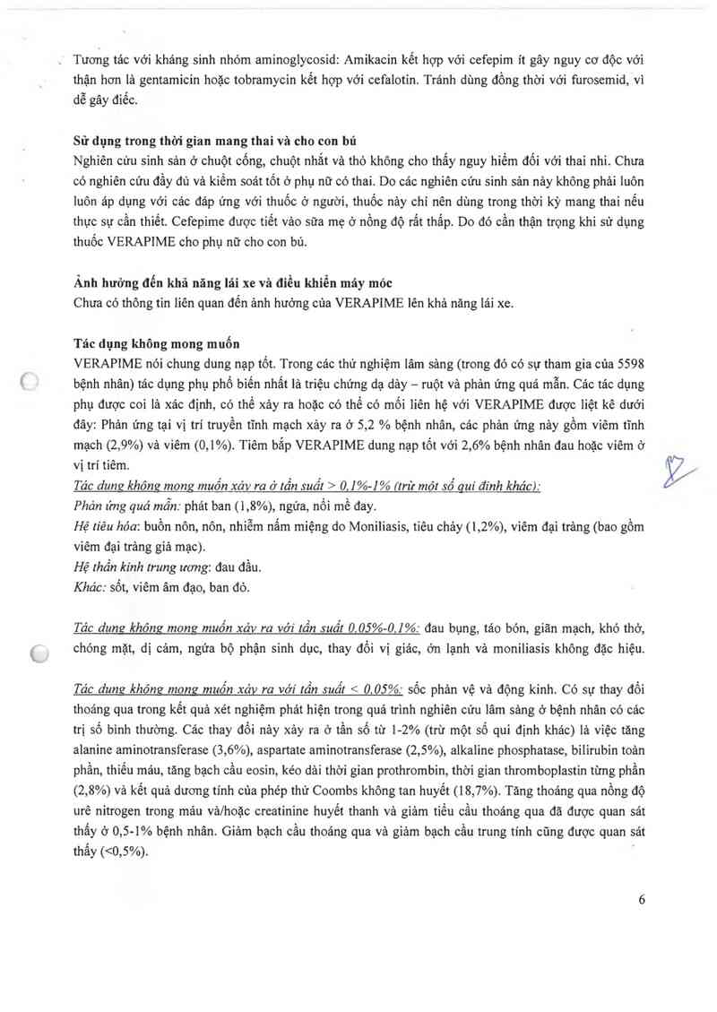 thông tin, cách dùng, giá thuốc Verapime - ảnh 9
