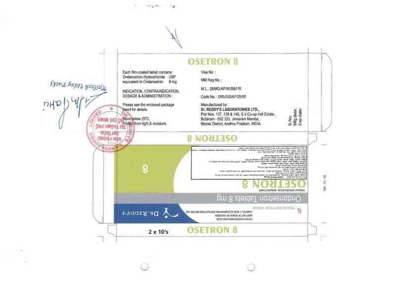 thông tin, cách dùng, giá thuốc Osetron 8mg - ảnh 2