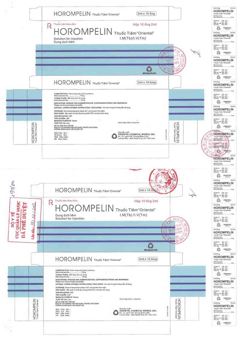 thông tin, cách dùng, giá thuốc Horompelin injection - ảnh 0