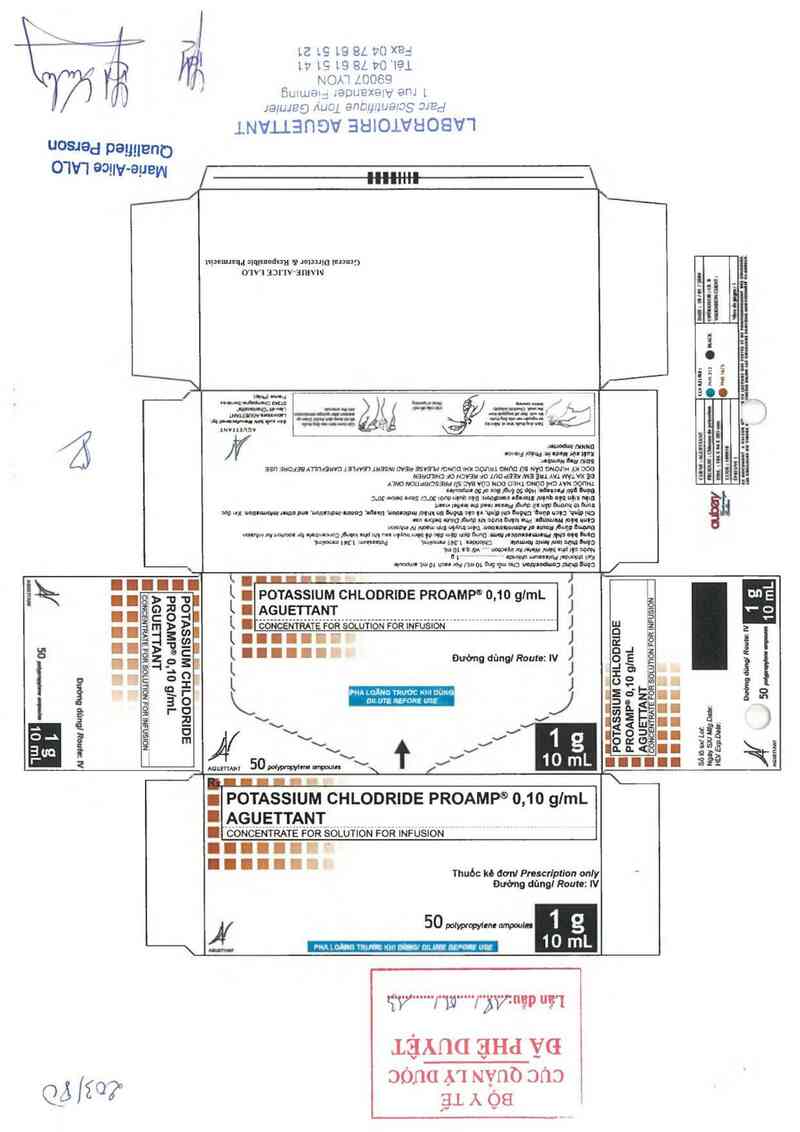 thông tin, cách dùng, giá thuốc Potassium Chloride Proamp 0,10g/ml - ảnh 1