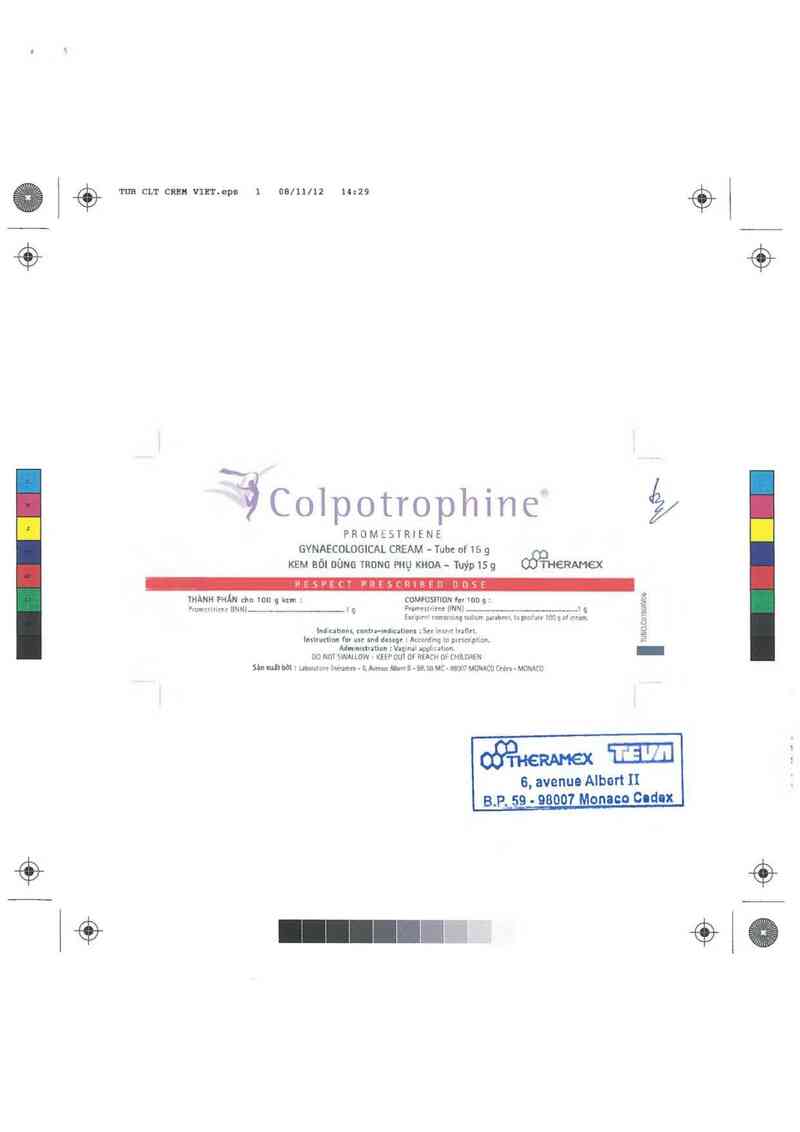 thông tin, cách dùng, giá thuốc Colpotrophine - ảnh 1