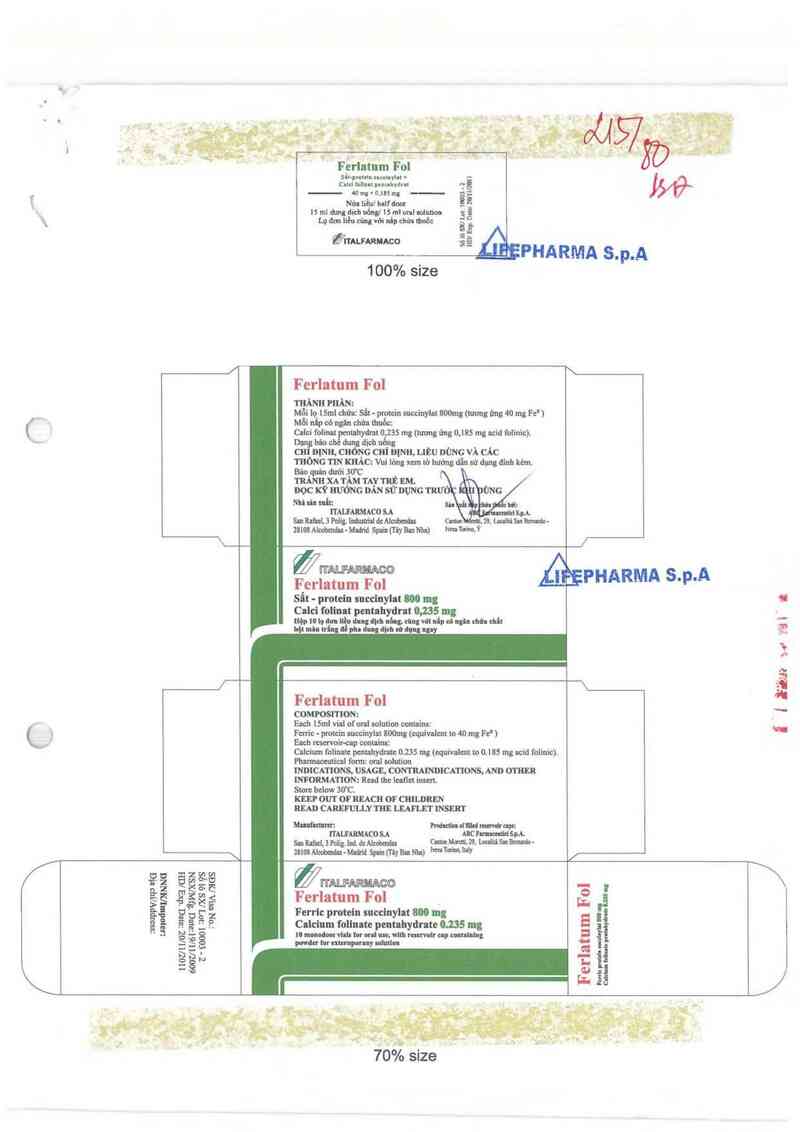 thông tin, cách dùng, giá thuốc Ferlatum Fol - ảnh 1