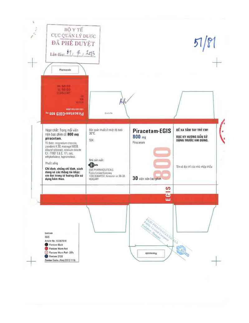 thông tin, cách dùng, giá thuốc Piracetam-Egis - ảnh 0