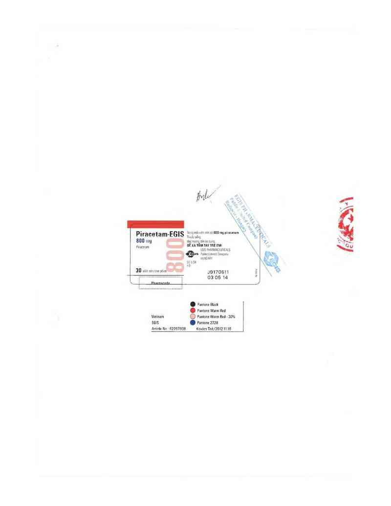 thông tin, cách dùng, giá thuốc Piracetam-Egis - ảnh 1