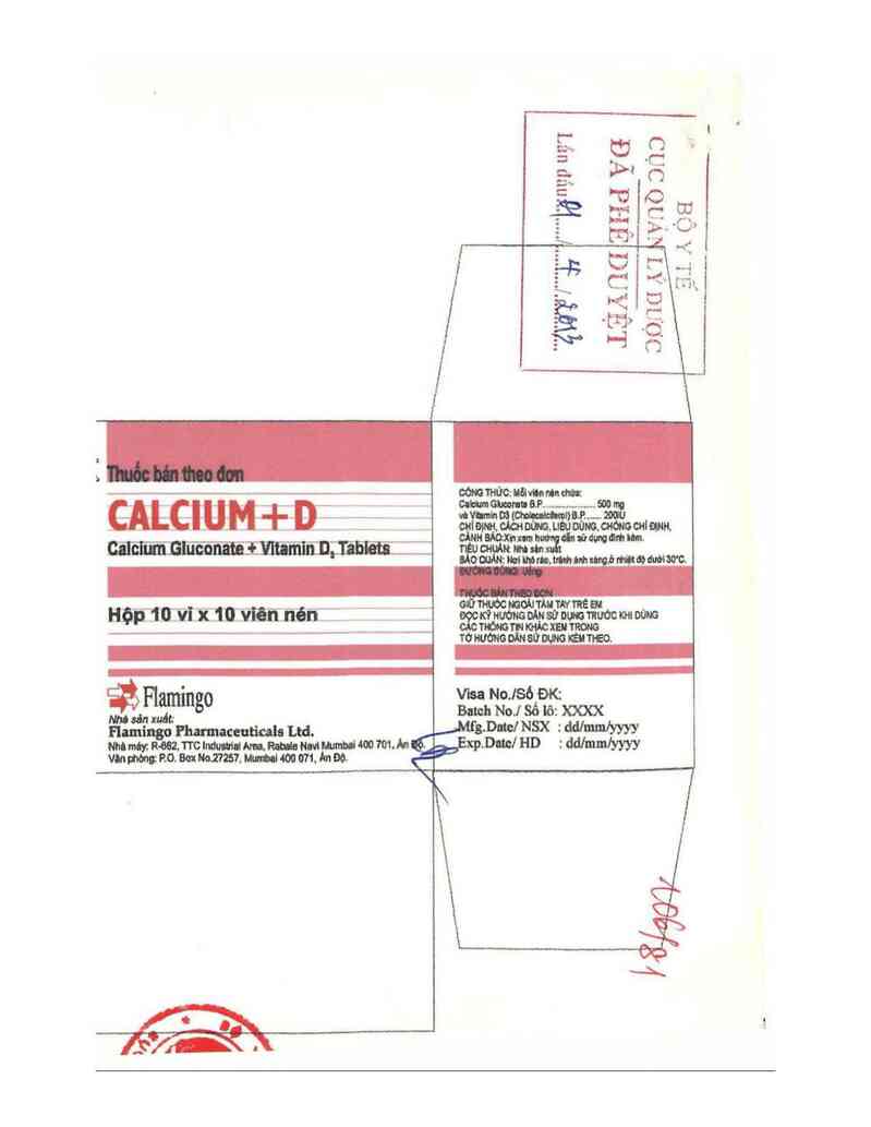 thông tin, cách dùng, giá thuốc Calcium+D - ảnh 1