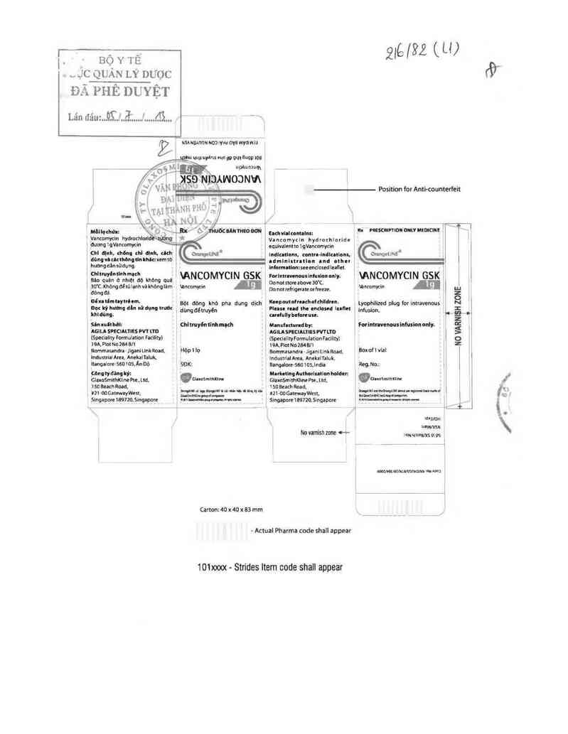 thông tin, cách dùng, giá thuốc Vancomycin GSK 1g - ảnh 0