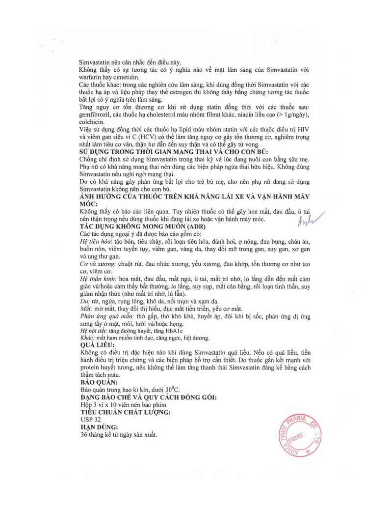 thông tin, cách dùng, giá thuốc Simbidan - ảnh 5