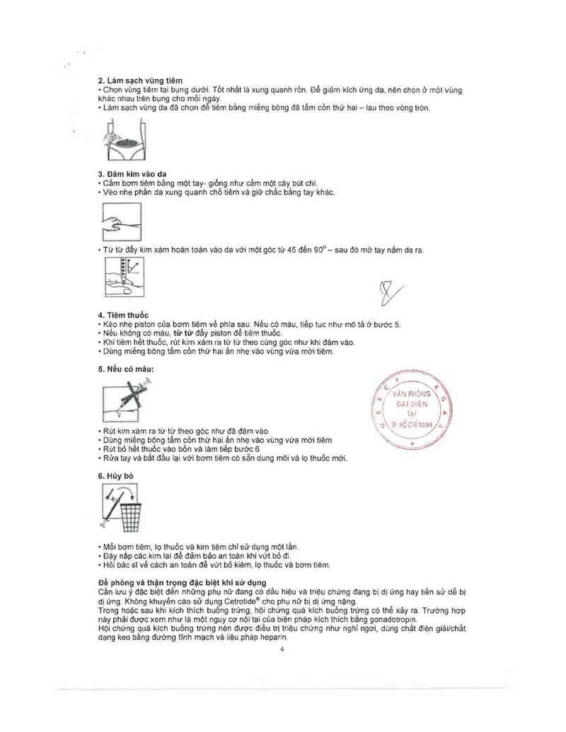 thông tin, cách dùng, giá thuốc Cetrotide - ảnh 7