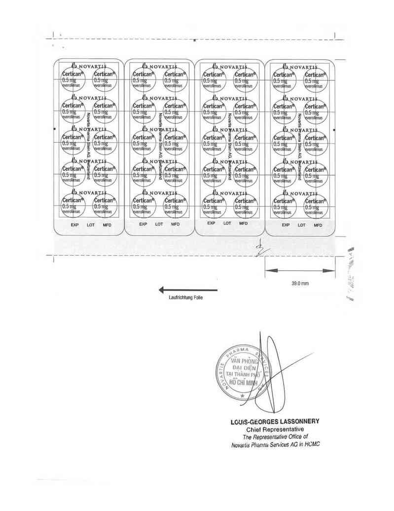 thông tin, cách dùng, giá thuốc Certican 0.5mg - ảnh 1