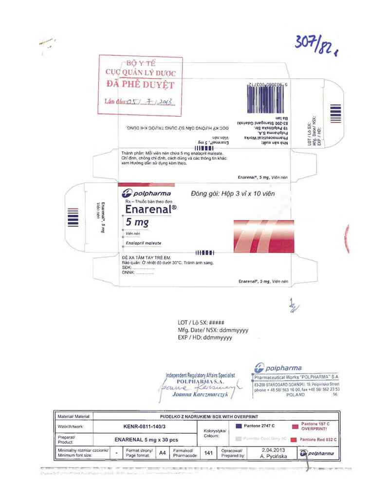 thông tin, cách dùng, giá thuốc Enarenal - ảnh 0