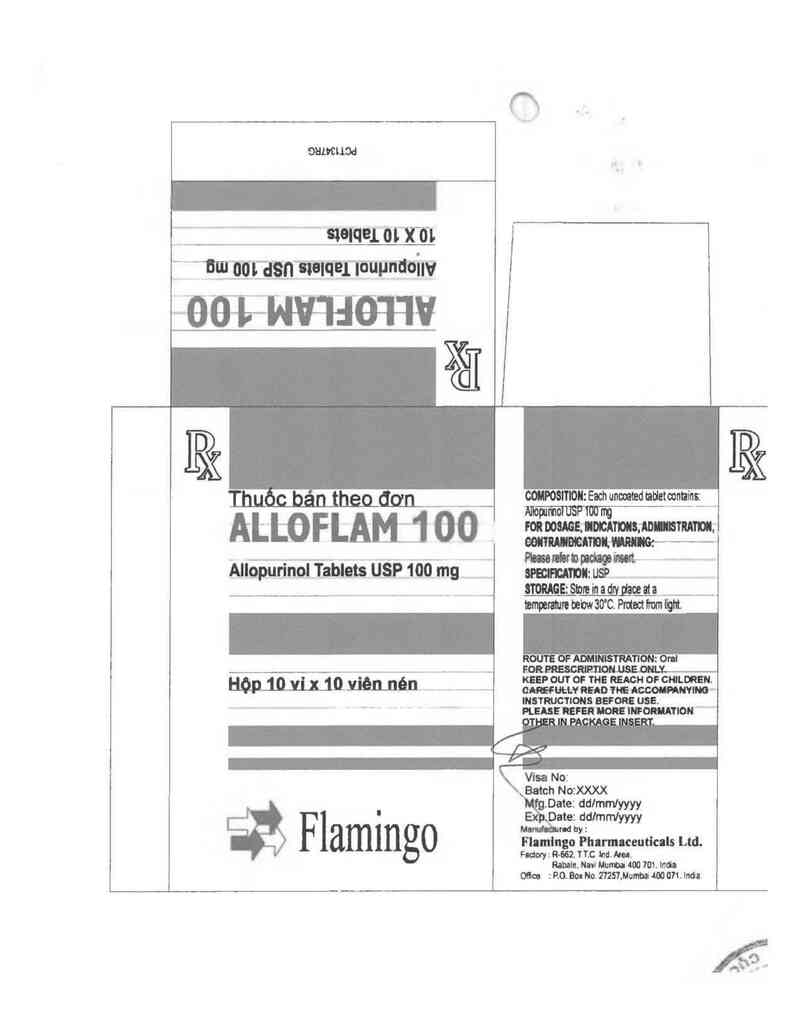 thông tin, cách dùng, giá thuốc Alloflam 100 - ảnh 0