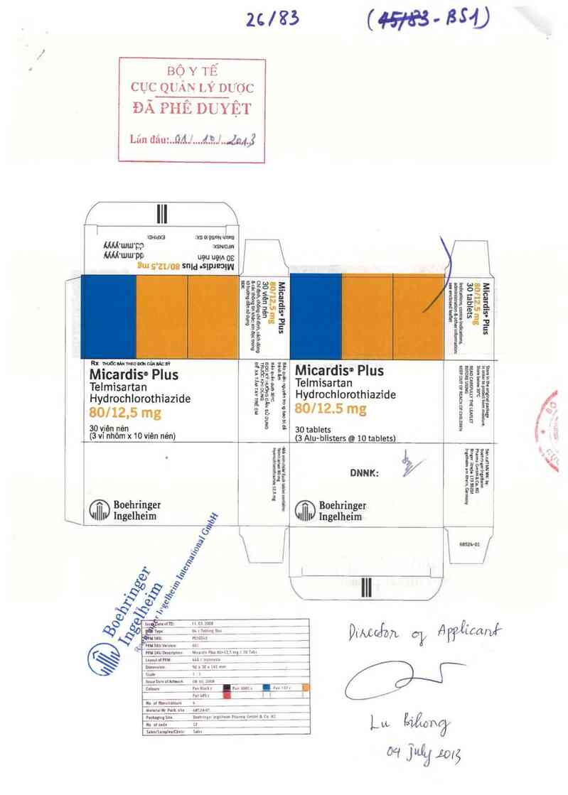 thông tin, cách dùng, giá thuốc Micardis Plus - ảnh 0