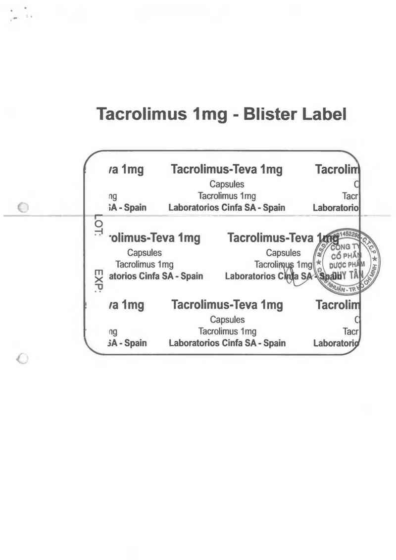 thông tin, cách dùng, giá thuốc Tacrolimus-Teva 1mg - ảnh 1