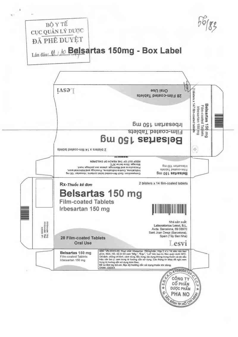 thông tin, cách dùng, giá thuốc Belsartas 150mg - ảnh 0