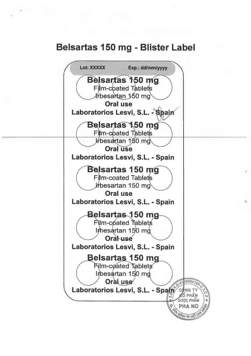 thông tin, cách dùng, giá thuốc Belsartas 150mg - ảnh 1