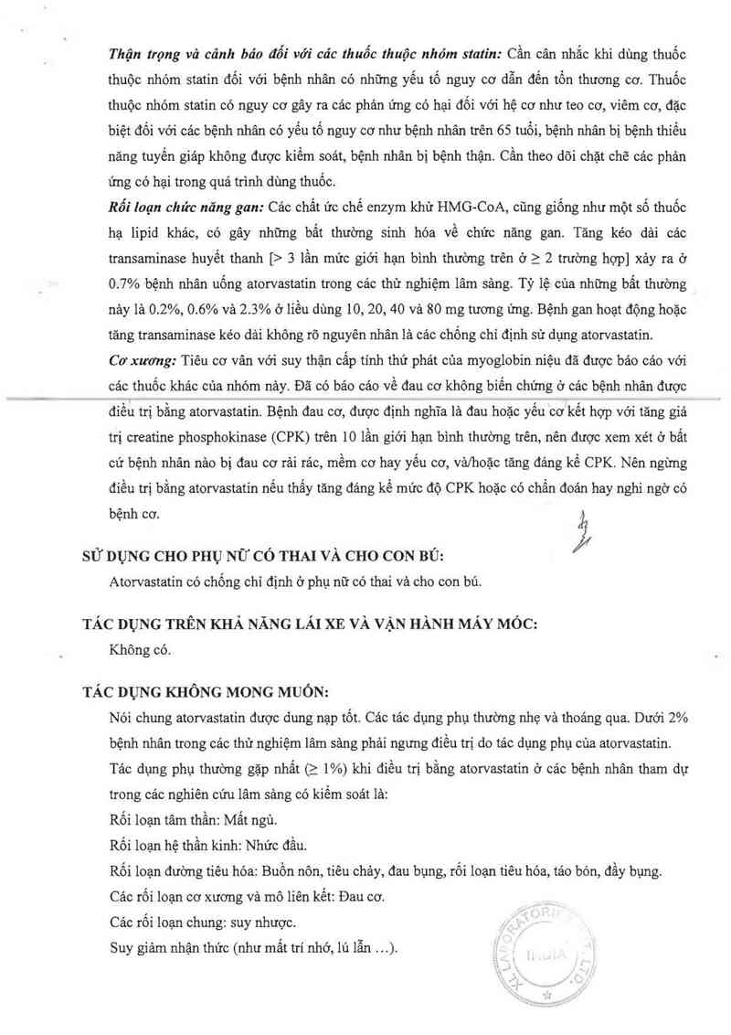 thông tin, cách dùng, giá thuốc Atroact-10 - ảnh 5