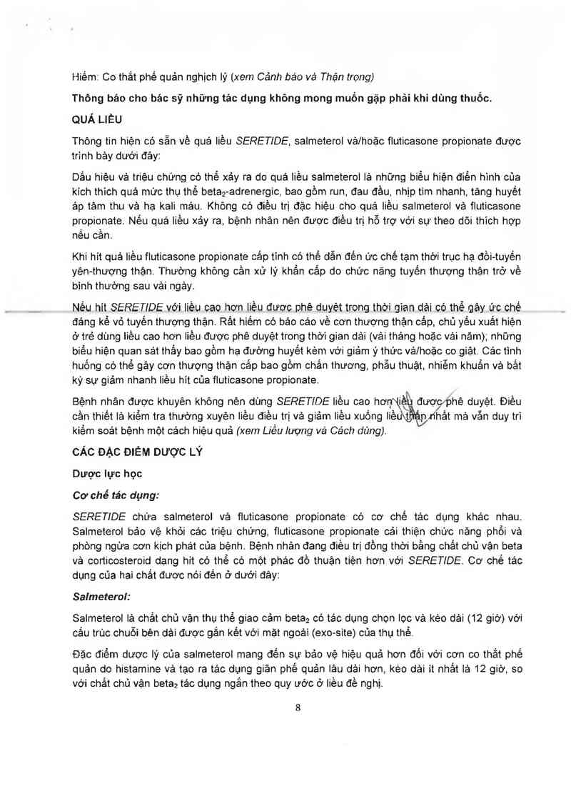 thông tin, cách dùng, giá thuốc Seretide Accuhaler 50/500mcg - ảnh 10