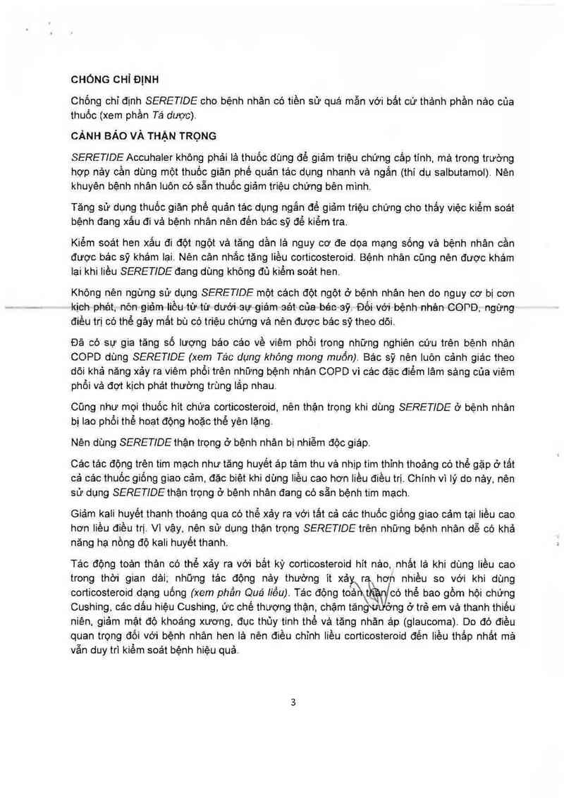 thông tin, cách dùng, giá thuốc Seretide Accuhaler 50/500mcg - ảnh 5
