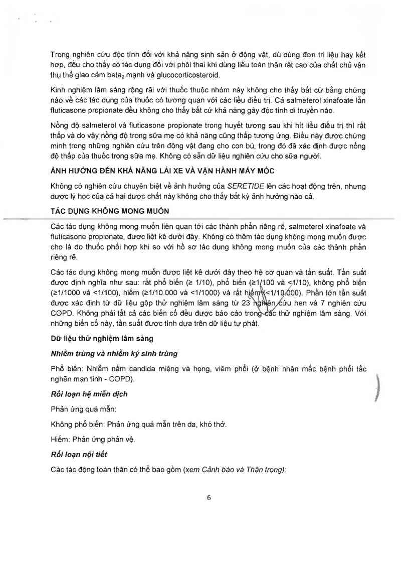 thông tin, cách dùng, giá thuốc Seretide Accuhaler 50/500mcg - ảnh 8