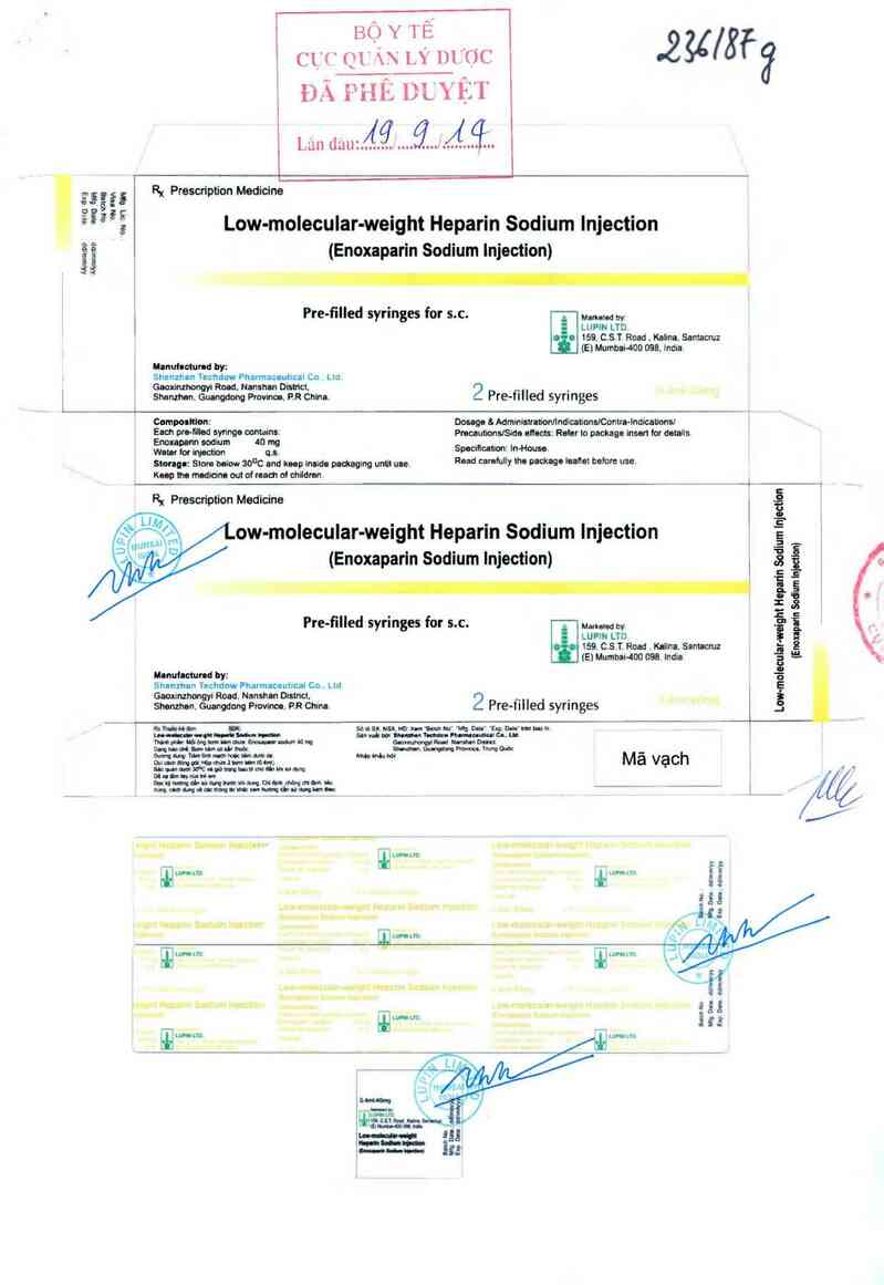 thông tin, cách dùng, giá thuốc Low-Molecular-Weight Heparin Sodium Injection - ảnh 0