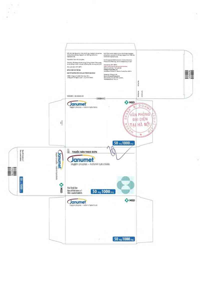 thông tin, cách dùng, giá thuốc Janumet 50mg/1000mg - ảnh 1