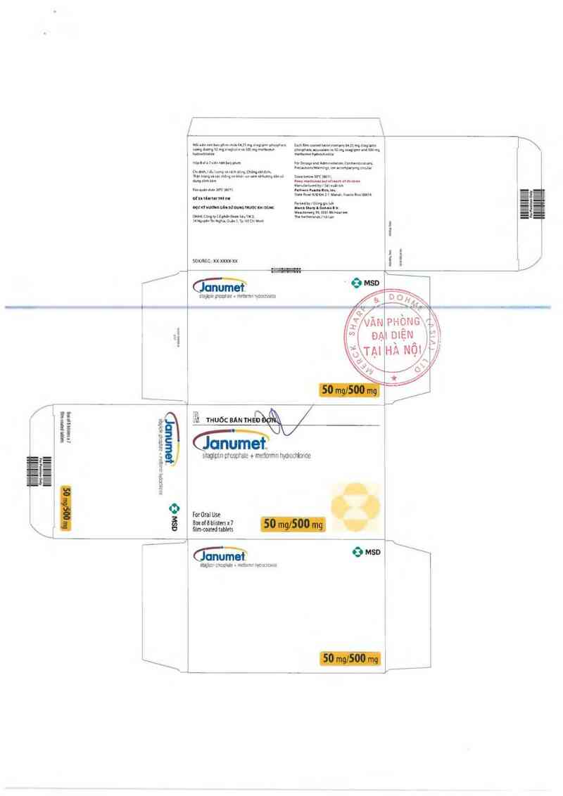 thông tin, cách dùng, giá thuốc Janumet 50mg/500mg - ảnh 1