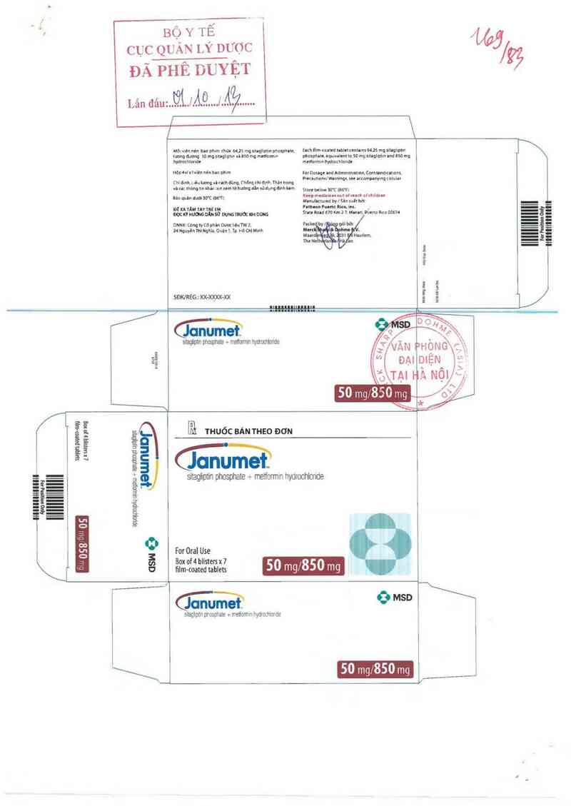 thông tin, cách dùng, giá thuốc Janumet 50mg/850mg - ảnh 0