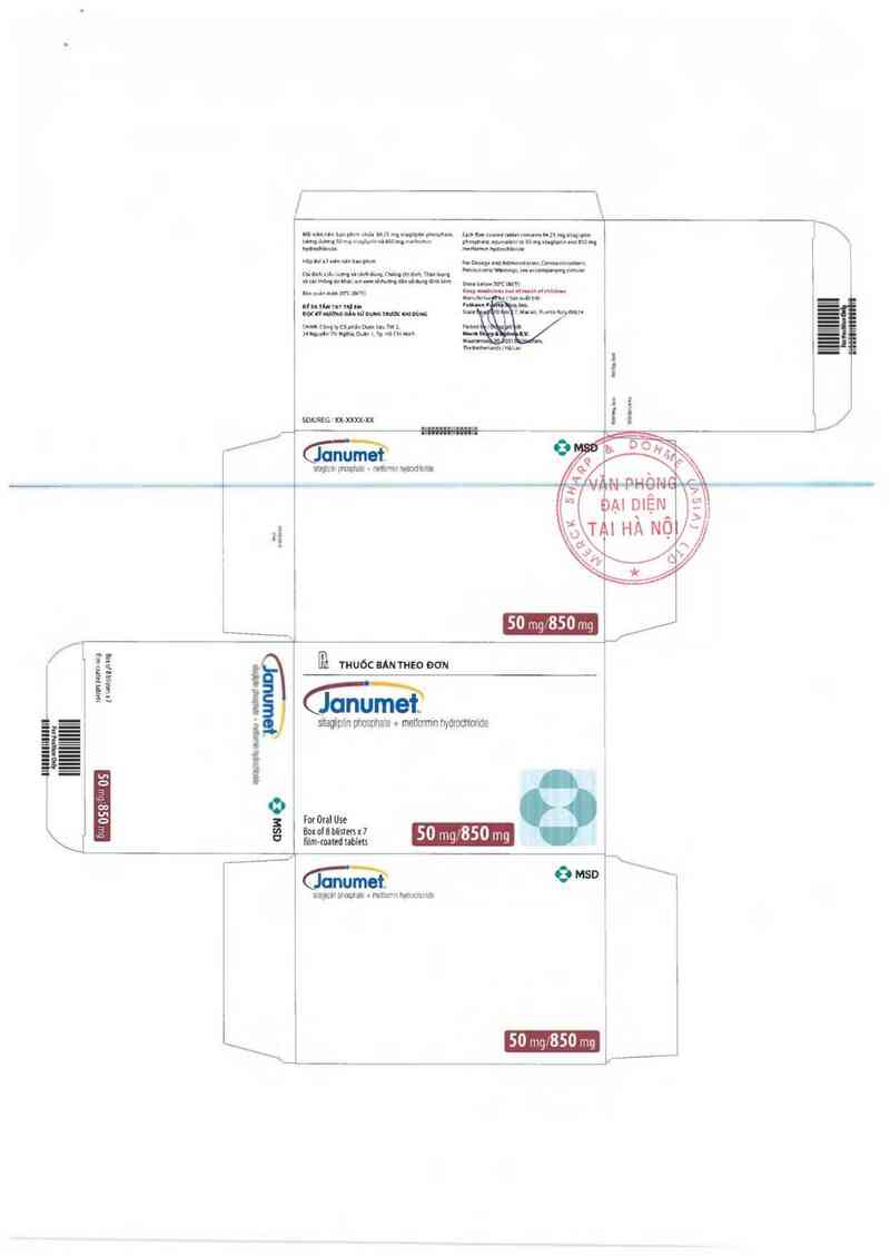 thông tin, cách dùng, giá thuốc Janumet 50mg/850mg - ảnh 1