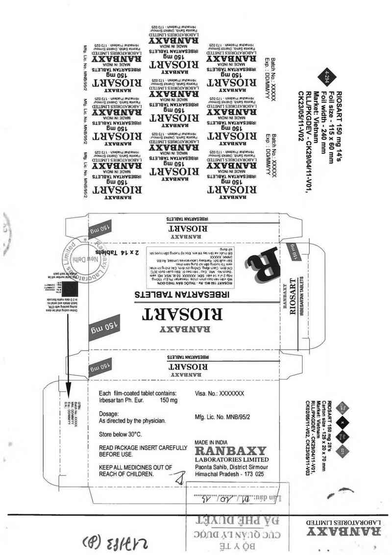thông tin, cách dùng, giá thuốc Riosart 150mg - ảnh 0